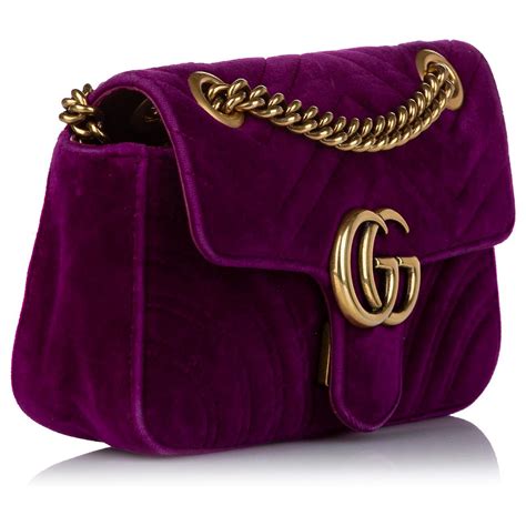 gucci marmont velours|authentic gucci marmont small bag.